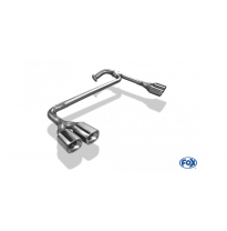 Escape FOX Hyundai Santa Fé 4x4 - DM Tail pipes duplex - 2x88x79 71 duplex