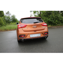 Escape FOX Hyundai i30 Turbo - CW escape final salida duplex - 1x100 27 duplex