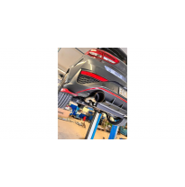 Tubo de escape Hyundai i30N Facelift para el silenciador original - 1x130 tipo 14 derecho/izquierdo con borde de color