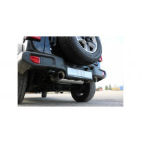 Jeep Wrangler IV - Escape trasero FOX JL salida cruzada derecha / izquierda - 1x100 tipo 25 derecha / izquierda