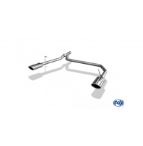 Escape FOX Mercedes A-Class W168 final pipe system fitted on the serial escape final - 115x85 32 duplex