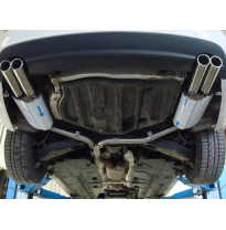 Escape FOX Mercedes C-Class 4 cylinders - W204/S204 AMG-Paket escape final duplex with y-connection - 2x70 16 duplex