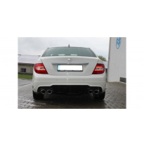 Escape FOX Mercedes C-Class 4 cylinders - W204/S204 AMG-Paket+C63 inset escape final duplex with y-connection - 2x115x85 32 dupl