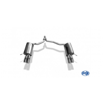 Escape FOX Mercedes C-Class 4-cylinders Coupe C204 escape final duplex incl. y-tubo conexion - 2x70 16 duplex