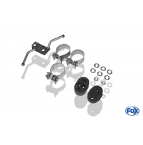 Escape FOX Mercedes C-Class 4-cylinders Coupe C204 escape final duplex incl. y-tubo conexion - 115x85 32 duplex