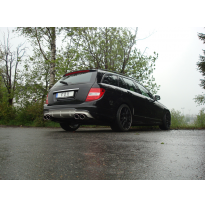 Escape FOX Mercedes C-Class 4 cylinders - W204/S204 AMG-Paket escape final duplex with y-connection - 2x115x85 32 duplex