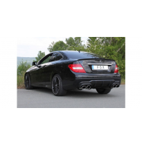 Mercedes Clase C Coupé 6 cilindros - C204 Paquete AMG silenciador trasero derecho/izquierdo - 2x115x85 tipo 32 derecho/izquierdo