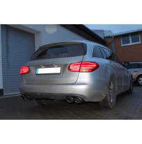 Escape FOX Mercedes C-Klasse 205 sedan/ Break escape final duplex with y-pipe - 2x115x85 32 duplex