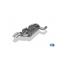 Escape deportivo Mercedes E-Klasse W124 Cabrio Ø70mm - 2x55 tipo 28 (dieseloptic - visible por detrás)