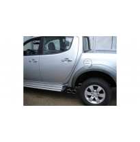 Escape FOX Mitsubishi L200 KAOT Fourcap 4-doors escape final sidepipe - 2x115x85 38 on drivers side