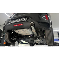Silenciador final para Opel Corsa F - 1x100 tipo 25 Fox exhaust