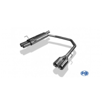 Escape FOX Opel Astra F-CC escape final salida duplex 3 puntos de fijacion en la entrada - 2x80 13 duplex