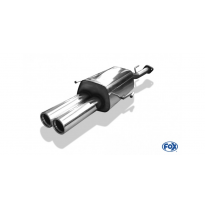 Escape FOX Opel Astra G Coupe escape final doble entrada fitted on original escape delantero - 2x76 13