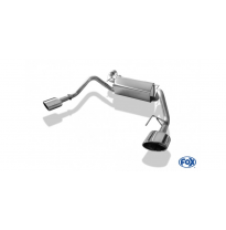 FOX Escape trasero salida cruzada derecha / izquierda - 160x90 tipo 38 Opel Astra J Muesca Año:Desde 2009 1,6l 125/132/147kW