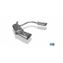 Escape FOX Opel Tigra A escape final salida duplex 60mm - 160x80 53 duplex