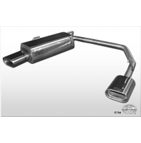 Escape FOX Peugeot 206 S16/ S16 Cabrio escape final salida duplex - 135x80 53 duplex