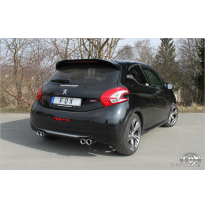 Escape FOX Peugeot 208 GTI escape final salida duplex - 2x76 13 duplex
