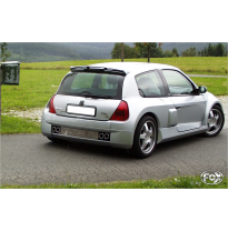 Escape FOX Renault Clio II V6 escape final cross salida duplex - 2x76 12 duplex - with polished facia