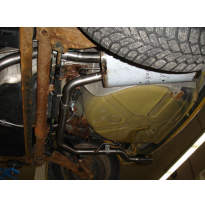 Escape FOX Renault Megane I - DA Coach escape final salida duplex - 1x90 13 duplex