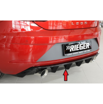 Faldón trasero Rieger Leon FR (5F): 01.17- desde la actualización Fox exhaust