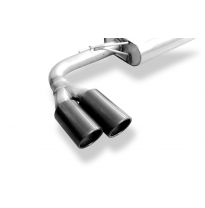 Silenciador final Audi A3 - 8V Sportback - 2x80 tipo 25 negro c Fox exhaust