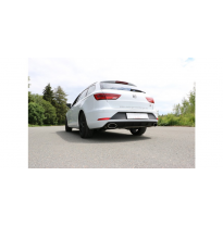 Escape FOX Seat Leon 5F ST eje trasero rigido escape final duplex - 160x90 type 38 duplex