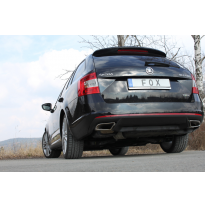 Escape FOX Skoda Octavia 5E RS - TDI escape final duplex - outlet in the original tail pipes