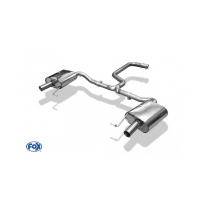 Escape trasero FOX derecho / izquierdo Skoda Octavia NX RS - salida en los tubos de escape originales