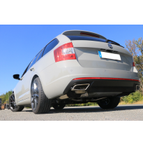 Escape FOX Skoda Octavia 5E RS - TDI - 4x4 half system desde el catalizador dch/izq - outlet in the original tail pipes