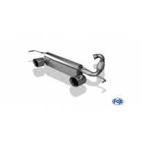 Escape FOX Smart Fortwo 453 Brabus Coupe &amp; Cabrio escape final duplex - 1x100 Typ 25 duplex