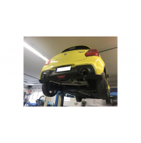 FOX Salida del Escape trasero derecha / izquierda - 1x114 tipo 25 Suzuki Swift V Sport Año: 1,4l 103KW