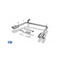 Escape FOX Toyota Landcruiser J20 Tail pipe system duplex - 2x76 12 duplex