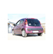 FOX Salida del Escape trasero en el medio - 2x86x54 tipo 32 CitroenC1 / Peugeot 107 / Toyota Aygo Año: 1,0l 50kW 1,4l D 40kW