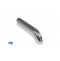 Cola de escape para soldar 26 &amp;#216; 55 mm / lenght: 300 mm - sharp-edged / 80° bent down