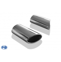 Cola de escape para soldar 38 right &amp; left 106x71 mm / lenght: 230 mm - oval salt to the right and slant to the left side / late