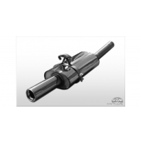 Escape FOX VW Polo 86C G40 escape final &amp;#216; 63,5mm - 1x80 13