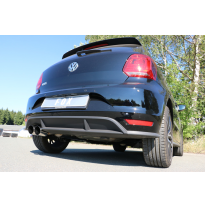 Escape FOX VW Polo 6R - GT und GTI escape final 63,5mm - 2x90 14