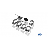 Escape FOX VW Golf IV 1J Escape final Duplex &amp;#216;63,5mm - 1x90 25 dch/izq R32 Design