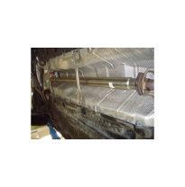 Escape FOX VW Scirocco III tubo conexion escape central/catalizador - diametro: 70mm