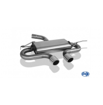 Escape FOX VW Golf VI escape final centralR32-Design - 2x90 type 16 center