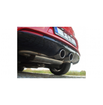 Escape FOX VW Golf VI R 4motion - 1K escape final salida duplex - 2x100 16 centered