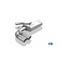 Escape FOX VW Golf VII with rigid rear axle escape final on left side - 2x80 16