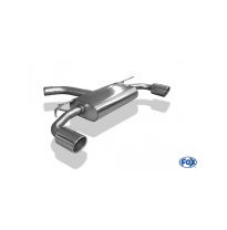 VW Golf VII - eje trasero rígido - Escape trasero FOX de estiramiento facial derecho / izquierdo - 1x100 tipo 16 derecho / izqui