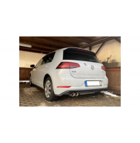 VW Golf VII - Escape trasero FOX GTE - 2x80 tipo 25