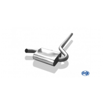 Escape FOX VW Corrado G60 escape delantero &amp;#216;63,5mm incl. tubo conexion to the catalizador