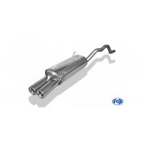 Escape FOX VW bus T4 Syncro escape final incl. tubo conexion with holder - 2x80 13