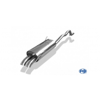 Escape FOX VW bus T4 Syncro escape final incl. tubo conexion with holder - 2x63 28