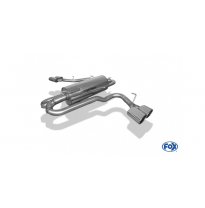 Escape FOX Ford Ranger from 2010 - Double Cap escape final exit laterally right and left on the vehicle - 2x115x85 32 duplex