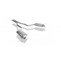 Escape FOX VW Phaeton - 3D Escape Final Duplex - outlet in the original tail pipes with X-pipe