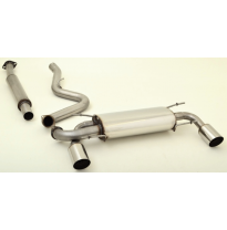 Catback-System De 70 Mm Con Salida De Escape Izquierdo Y Derecho Friedrich Subaru Brz Coupe  Desde Año: 09/2012  2.0l 147kw